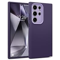 Nano Pop Case Compatible with Samsung Galaxy S24 Ultra Case, [Dual Layer Silicone Case] Military Grade Drop Tested (2024) - Light Violet