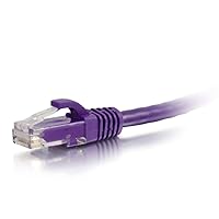 C2G Legrand Cat6 Ethernet Cable, Snagless Unshielded Cat6 Patch Cable, Purple Network Patch Cable, 3 Foot Snagless UTP Ethernet Cable, 1 Count, C2G 27801