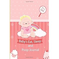 Baby's Eat,Sleep and Poop Journal: Baby Daily Log Book Eat, Sleep & Poop Journal Log Book Salmon Color Cover