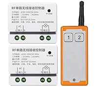 Smart Home 200M Long Distance AC 110V 220V 240V 1CH RF Wireless Remote Control Switch System,Transmitter + Receiver, 433 MHz - (Color: C)