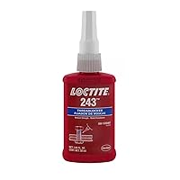 Loctite 1329467 243 Blue Medium Strength Threadlockers, 1.69 Ounces, 50 mL, 3/4