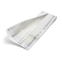 White Absorbent Polymer Extrasorbs Air-Permeable Disposable DryPads (Pack of 70).