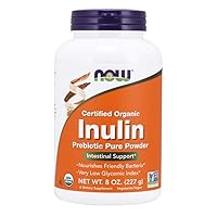 Now - Organic Inulin Powder 8 Oz