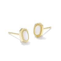 Kendra Scott Mini Ellie 14k Gold-Plated Stud Earrings, Fashion Jewelry for Women