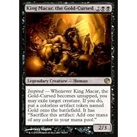 Magic The Gathering - King Macar, The Gold-Cursed (74/165) - Journey into Nyx - Foil