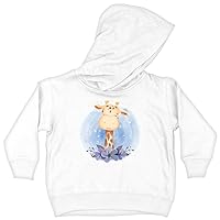 Cute Giraffe Toddler Hoodie - Floral Toddler Hooded Sweatshirt - Watercolor Kids' Hoodie