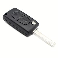 2 Buttons Keyless Entry Remote Key Fob Key Shell Case for Citroen C2 C3 C4 C5 C6 C8 CE0523 Peugeot 207 307