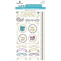 Paper House Productions STPL-1003 Decorations Creative Journaling Stickers, 3-pack, 3 Piece