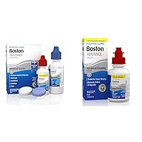 Advance Formula, by Bausch + Lomb, Travel Pack 1 Each, Combo & Boston Advance Contact Lens Solution by Bausch+ Lomb, for Gas Permeable Contact Lenses, 1 Fl Oz