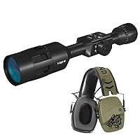 X-Sight 4K Pro 5-20x Smart Day/Night Hunting Scope w/Ballistics Calc, 3864x2218 Resolution, Video Record, Wi-Fi | X-Sound Hearing Protection Set