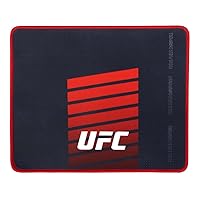 UFC 40 x 30 cm Mouse Mat for Desktop PC Gaming - Ultra Thin 3D Silicone Surface - Non-Slip Rubber Base