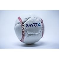 Swax Training Baseball 2 Pack, White/red