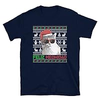 American Wirehair Cat Feliz Meowidad Funny Christmas Ugly Pajama T-Shirt