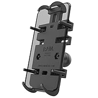 RAM MOUNTS Quick-Grip Small Phone Holder with Ball RAM-HOL-PD3-238AU with B Size 1