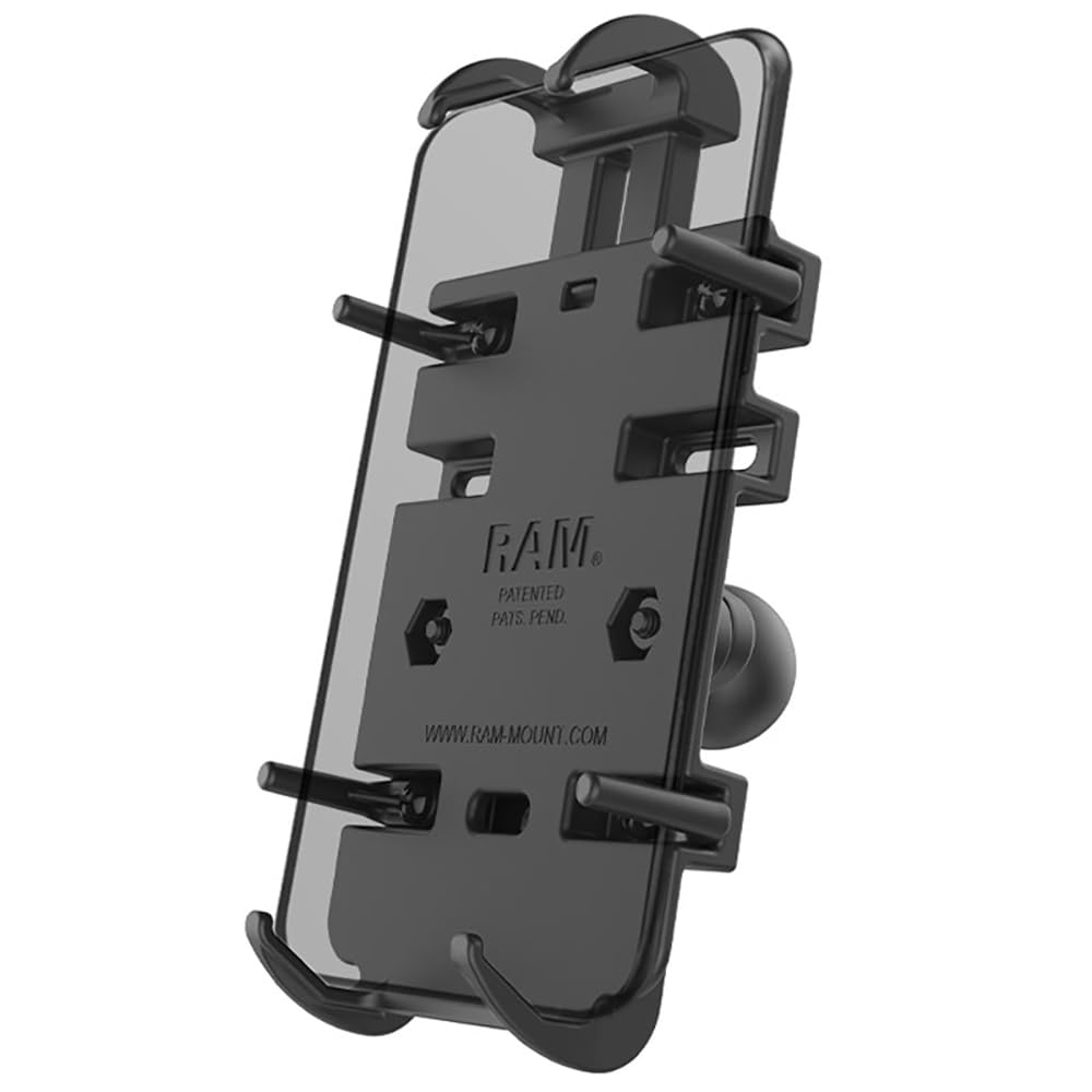 RAM MOUNTS Quick-Grip Small Phone Holder with Ball RAM-HOL-PD3-238AU with B Size 1