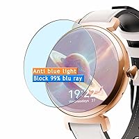 Vaxson 3-Pack Anti Blue Light Screen Protector, compatible with OUKITEL BT30 smart watch smartwatch TPU Film Protectors Sticker [ Not Tempered Glass ]