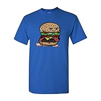 Too Cute to Eat Bacon Cheese Burger Adult DT T-Shirts Tee