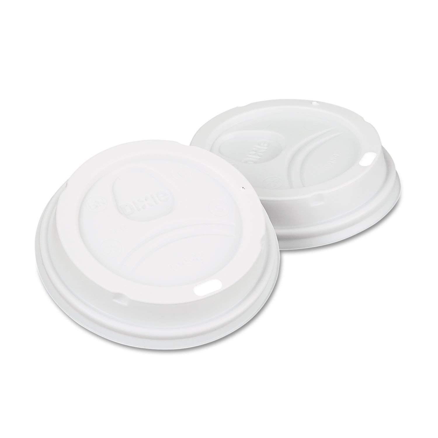 Dixie D9542W Dome Lid for 10-16 Ounce PerfecTouch Cups and 12-20 Ounce Paper Hot Cups, White 100 Lids