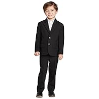 Boys' Classic Two-Piece Suit Two Buttons Performance Pageboy Daily Party Jacket Pants Tuxedos