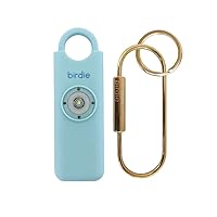 She’s Birdie–The Original Personal Safety Alarm for Women by Women– Loud Siren, Strobe Light and Key Chain in 5 Pop Colors (Aqua)
