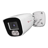 Anpviz 4MP PoE IP Bullet Camera with Microphone/Audio, IP Security Camera Outdoor Indoor, Night Vision 65ft, Waterproof IP66, 108° Wide Angle 2.8mm Lens, 24/7 Recording, NDAA Compliant (U Series)
