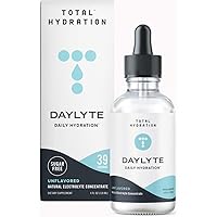 Electrolyte Supplement Bundle - Daylyte Daily Hydration Unflavored (39 Drops) + Ketolyte Rapid Hydration Unflavored (39 Drops) for Endurance, Rejuvenation - Calorie Free, Vegan