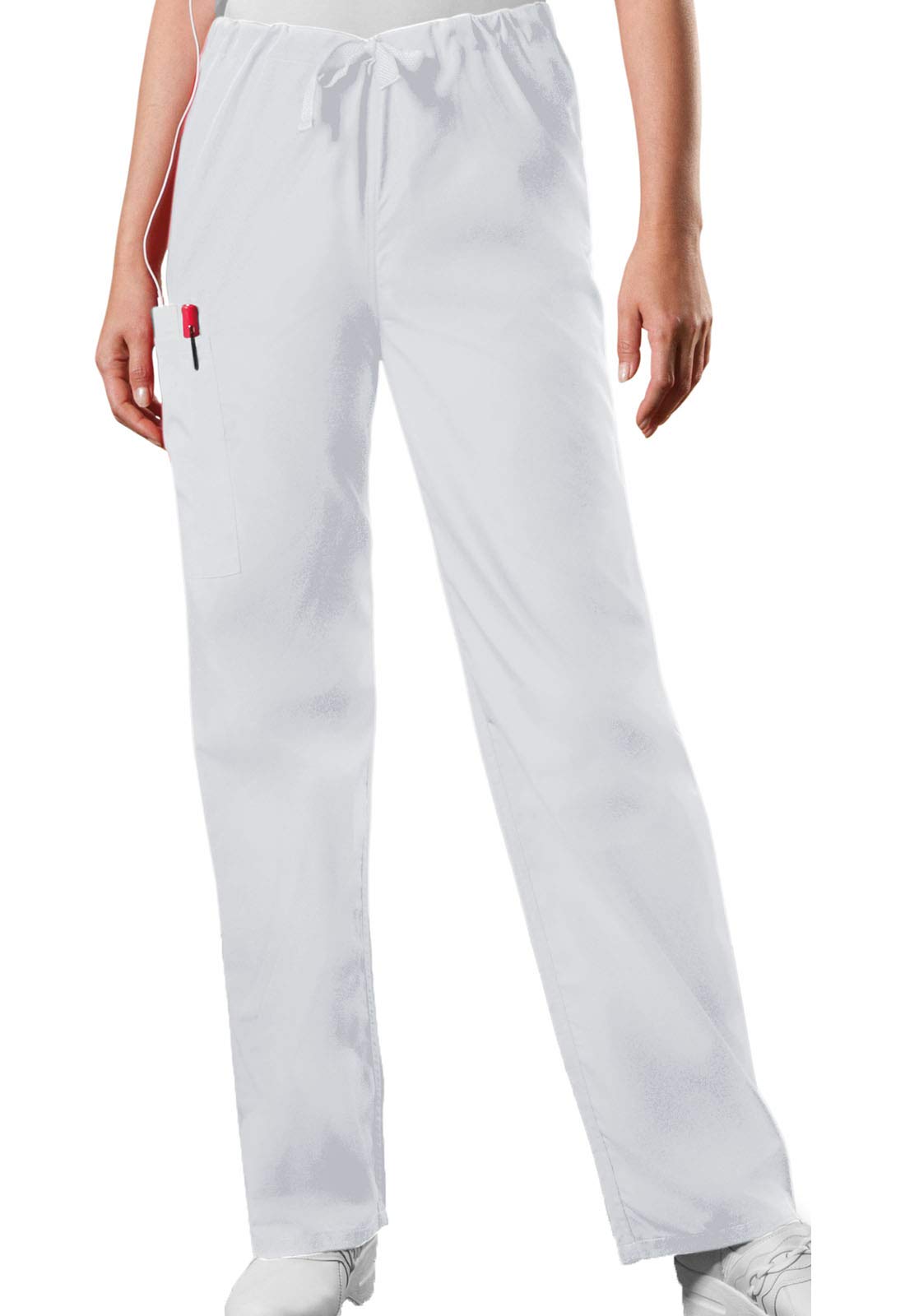 Cherokee Cargo Pant for Men and Women with Zip Fly Front and Adjustable Webbed Drawstring 4100