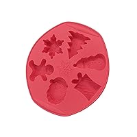 Mini Cake Moulds,Chocolate Silicone Molds,Fondant Moulds Chocolate Molds Baking Mold Christmas Series Silicone Material Baking Accessories for Kitchen Home Baking