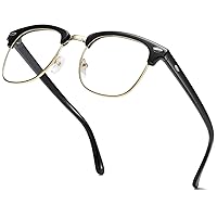 Stylish Half-Frame Computer Blue Light Blocking Glasses - Your Eye's Best Companion