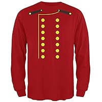 Halloween Hotel Bellhop Costume Red Adult Long Sleeve T-Shirt