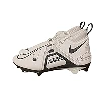Nike Alpha Menace Pro 3 P Mid Football Cleats Men's Black White DM1788-103 (DM1788-103, US Footwear Size System, Adult, Men, Numeric, Medium, 13.5)