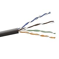 Belkin 1000-Foot Cat5e PVC Stranded UTP Bulk Networking Cable (Black)