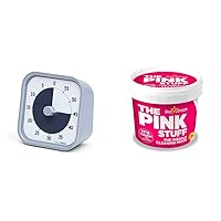 TIME TIMER Home MOD (60 Minute) Visual Timer + The Pink Stuff Miracle Cleaning Paste