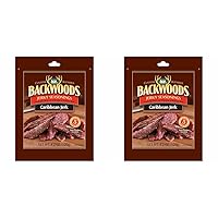 LEM Products Backwoods Caribbean Jerk Jerky Seasoning, Ideal for Wild Game and Domestic Meat, Seasons Up to 5 Pounds of Meat, 4.2 Ounce Packet with Pre-Measured Cure Packet Included (Pack of 2)