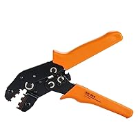HIFROM Wire Crimping Plier Tools Replacement for Insulated Terminal Crimper Pin 20-16 AWG 0.14-1.5MM2 with Wire-Electrode Cutting Die