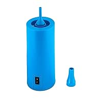 Air Pump,ERYUE Balloon Pump Electric Air Pump Portable Balloon Inflators Machine with 2pcs Nozzles for Christmas Birthday Party Decoration Blue