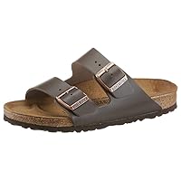 Birkenstock Men's Amalfi Leather Soft Footbed Arizona Sandals