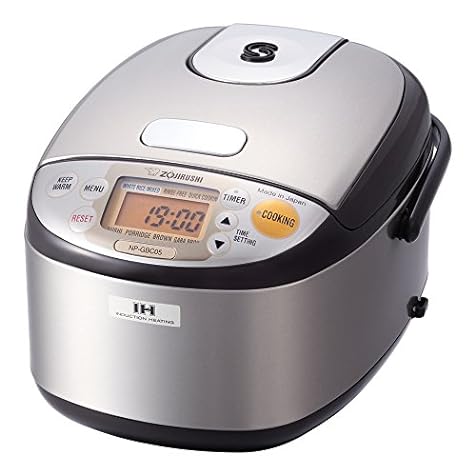 Zojirushi NP-GBC05 3-Cup (Uncooked) Rice Cooker and Warmer with Induction Heating System