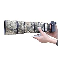 Waterproof Lens Cover for Sony FE 200-600mm F5.6-6.3 G OSS-Black (Reed Camouflage)