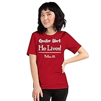 Christian Spoiler Alert: Jesus Lives! - Adult Staple T-Shirt by GatorDesign