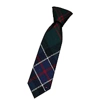 Boys All Wool Tie Woven And Made in Scotland in Sinclair Hunting Modern Tartan