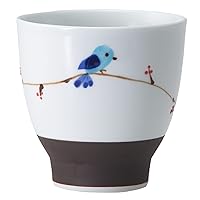 Saikai Pottery Hasami Ware 24344 Tea Cup, Diameter 3.1 inches (8 cm), Humming, Blue