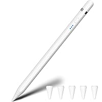 Pencil 1st Generation 2024 Upgrade, Professional Pencil for iPad 4-20 Quick Charge & Tilt Sensitivity & Palm Rejection, Magnetic Stylus Pen for iPad 6-10, Air 3-5, Mini 5-6, Pro 11