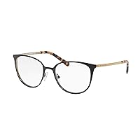 Eyeglasses Michael Kors MK 3017 1187 MATTE BLACK/GOLD-TONE, 51/18/140