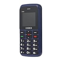 Zanco 2G GSM Big Button Phone easytext 2 Easy to Use Button Phone (Dark Blue)