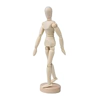 12 Inch Artists Wooden Manikin - Moveable Adjustable Limbs Human Mannequin Art