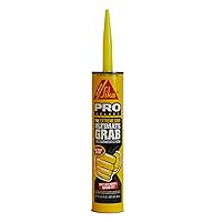 SIKA - SikaBond Ultimate Grab, Gray, Instant grab, Polyurethane adhesive, indoor and outdoor bonding, 10.1 fl.oz Feet