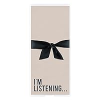 Santa Barbara Design Studio Michel & Co 125-Sheet Loose Leaf Note Paper, 4 x 9.5-Inch, Listening