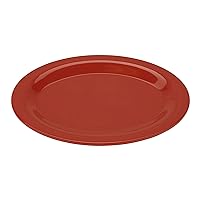 GET OP-950-RO Melamine Oval Serving Platter / Dinner Plate, 9.75