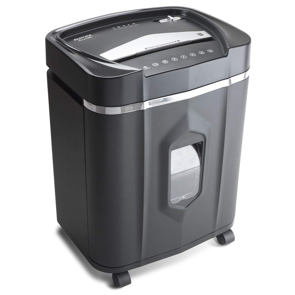 Aurora Professional Grade High Security 14-Sheet Micro-Cut Paper/CD and Credit Card/ 30 Minutes Continuous Run Time Shredder
